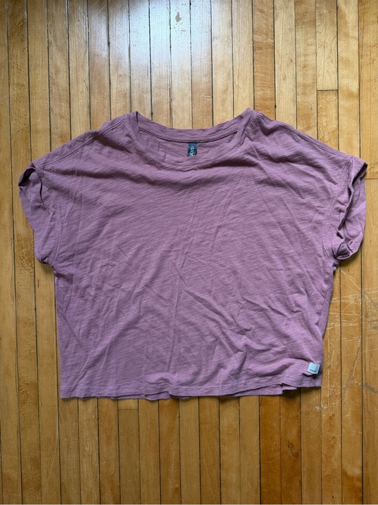 Vuori Tops - Vuori Sunset Easy Tee in Mar Pima Cotton Slub Cuffed Cap Sleeve Women's Sz. M